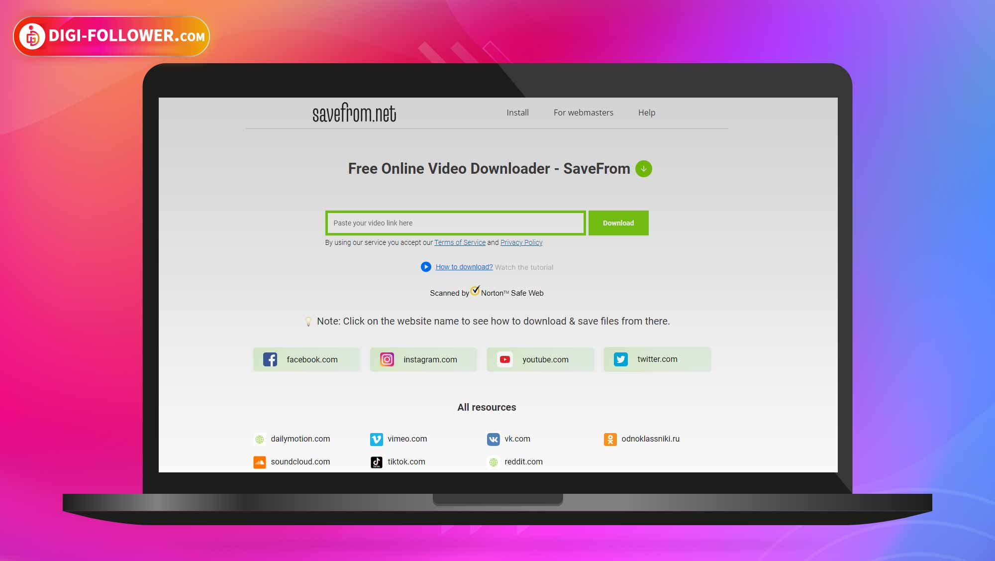 سایت Savefrom
