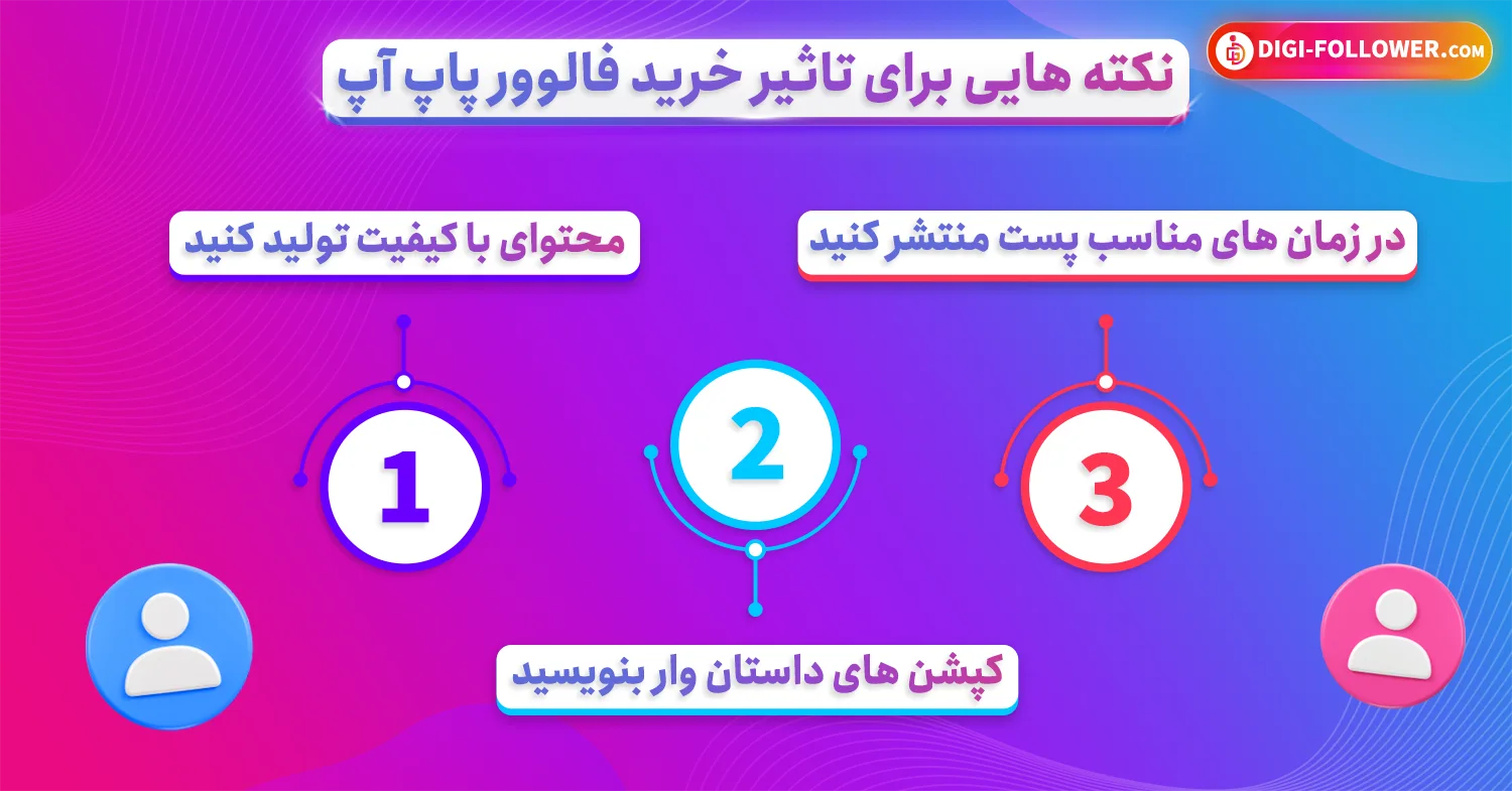 نکته هایی برای تاثیر خرید فالوور پاپ آپ